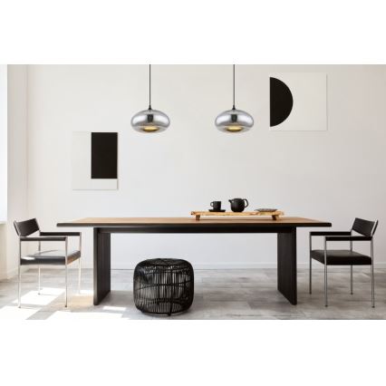 Globo - Żyrandol na lince 1xE27/60W/230V błyszczący chrom