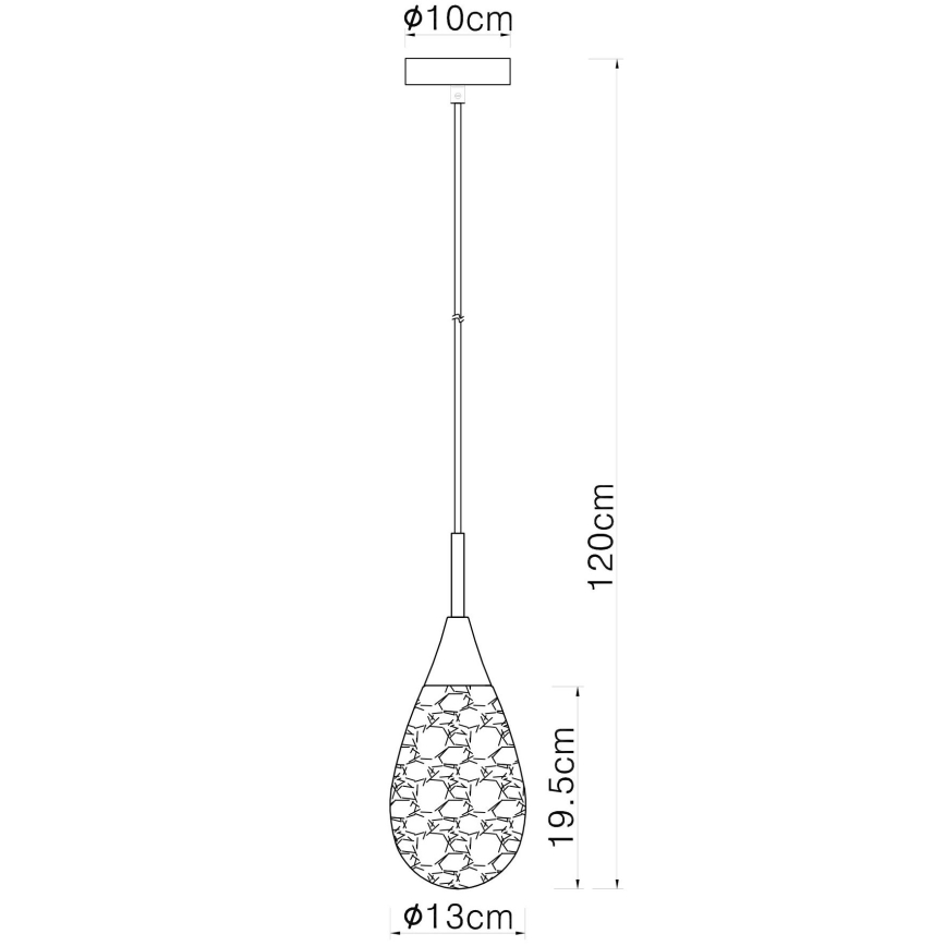 Globo - Żyrandol na lince 1xE14/9W/230V