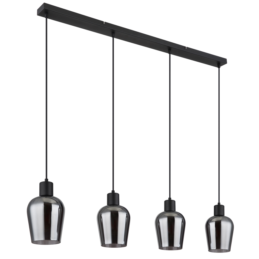 Globo - Żyrandol na lince 4xE27/40W/230V czarne