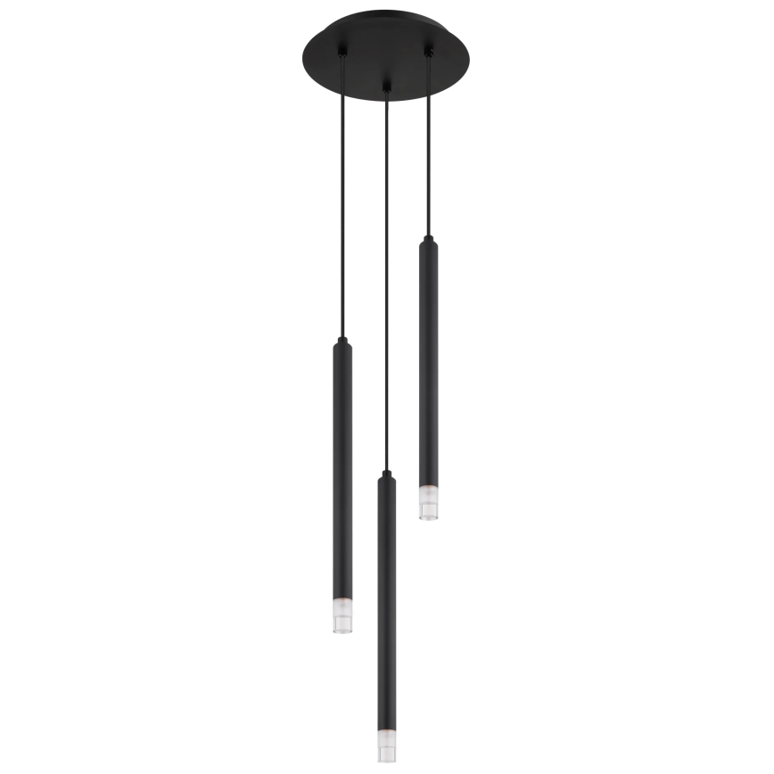 Globo - Żyrandol na lince 3xG9/4W/230V śr. 24 cm czarny