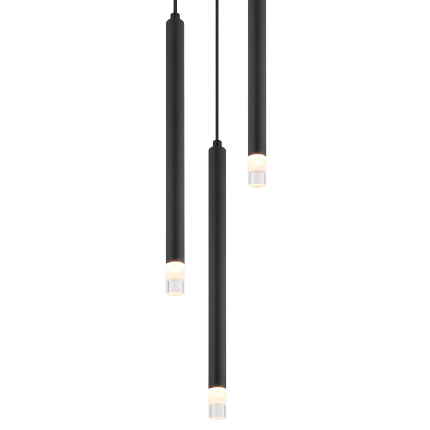 Globo - Żyrandol na lince 3xG9/4W/230V śr. 24 cm czarny