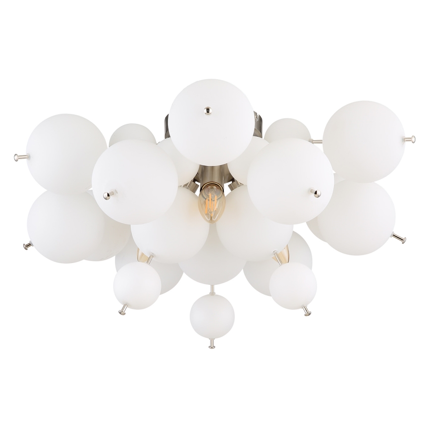 Globo - Żyrandol natynkowy 3xE14/25W/230V śr. 55 cm białe