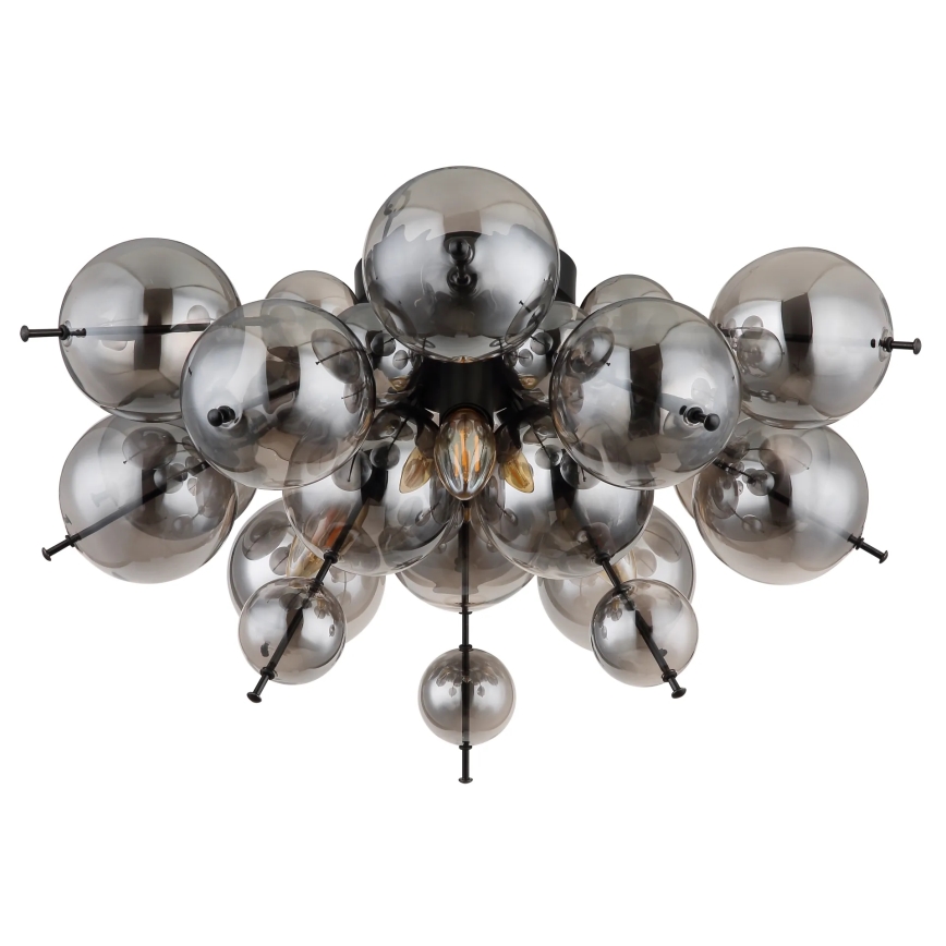 Globo - Żyrandol natynkowy 3xE14/25W/230V śr. 55 cm czarne