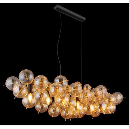 Globo - Żyrandol na linkach 6xE14/25W/230V złoty