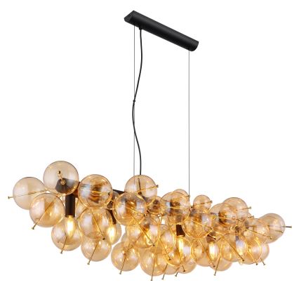 Globo - Żyrandol na linkach 6xE14/25W/230V złoty
