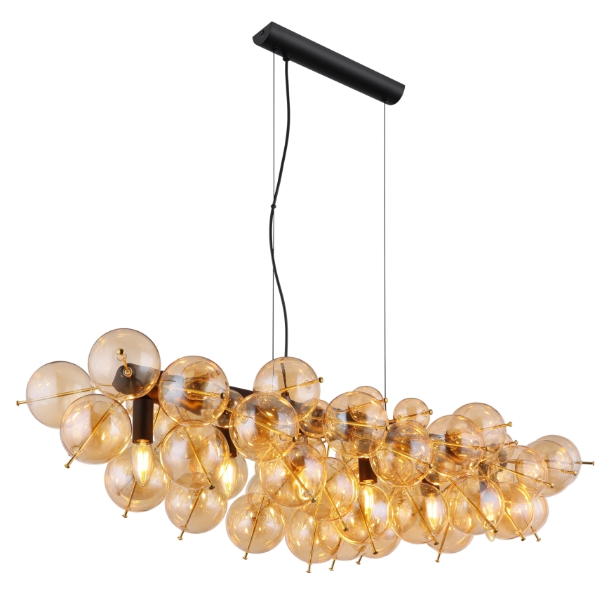Globo - Żyrandol na linkach 6xE14/25W/230V złoty