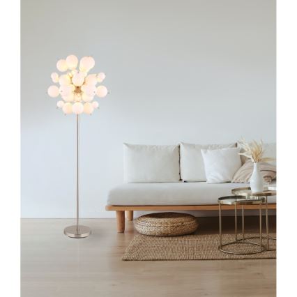 Globo - Lampa podłogowa 6xE14/25W/230V biały