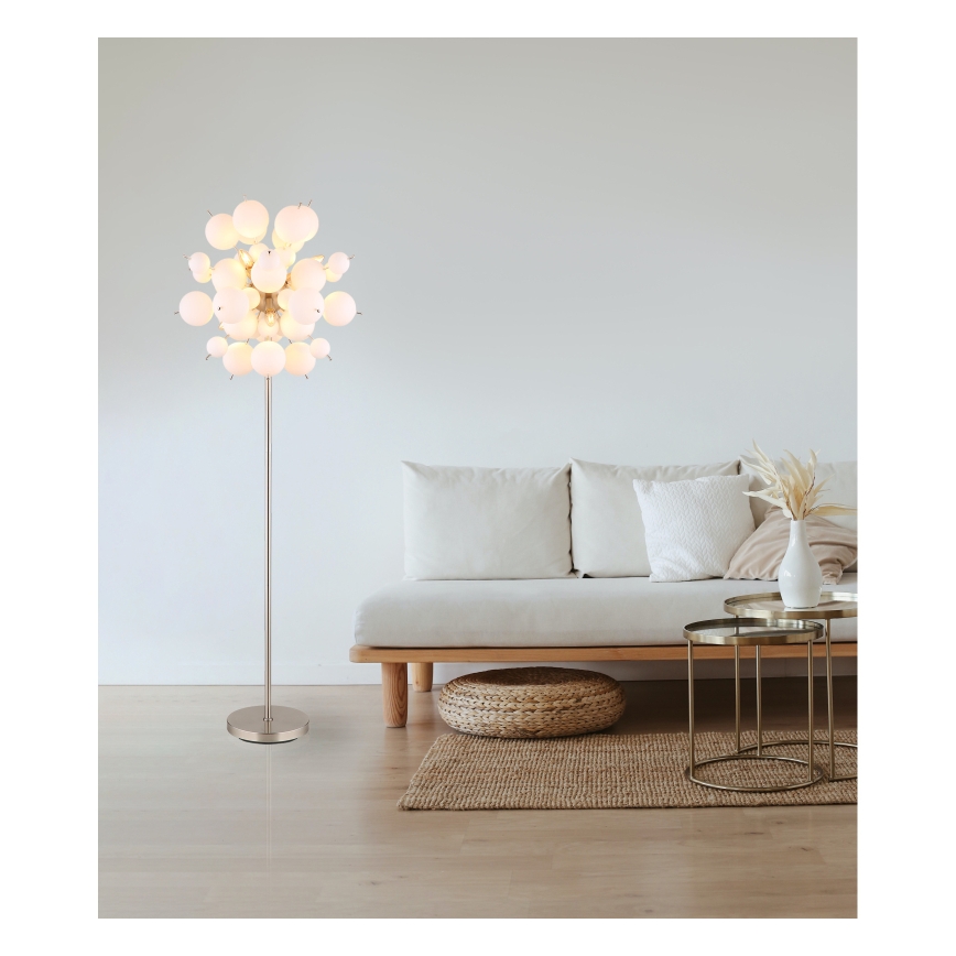 Globo - Lampa podłogowa 6xE14/25W/230V biały