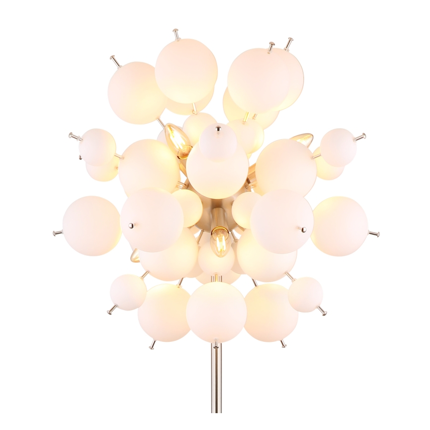 Globo - Lampa podłogowa 6xE14/25W/230V biały
