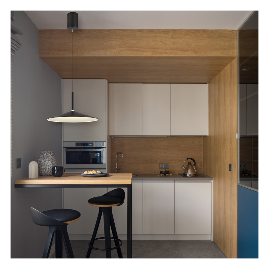 Globo - LED żyrandol na lince LED/18W/230V 4000K czarny