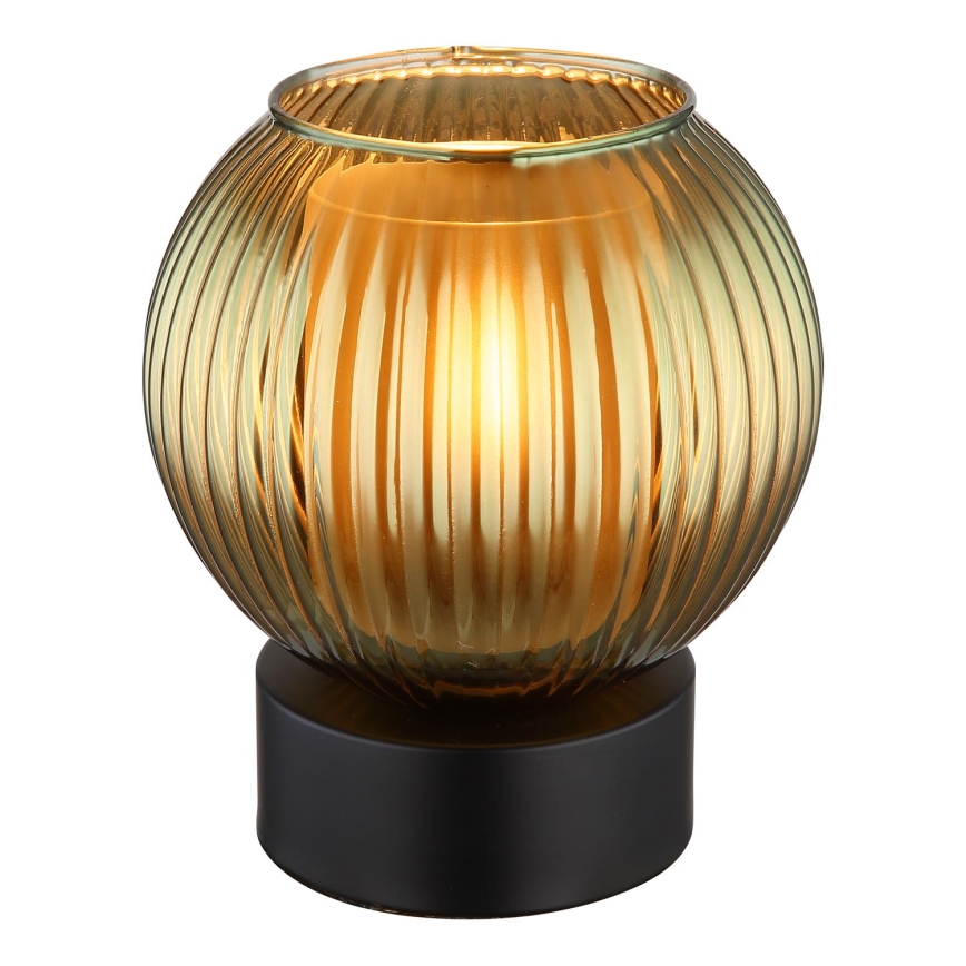 Globo - Lampa stołowa 1xE27/25W/230V śr. 15 cm zielony