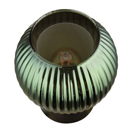 Globo - Lampa stołowa 1xE27/25W/230V śr. 15 cm zielony
