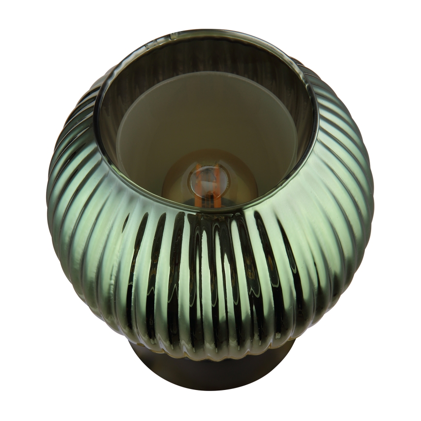 Globo - Lampa stołowa 1xE27/25W/230V śr. 15 cm zielony