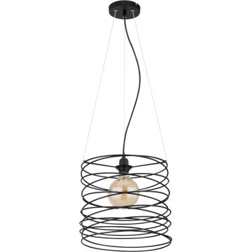 Globo 15640H - Lampa wisząca na lince TILLY 1xE27/60W/230V czarna