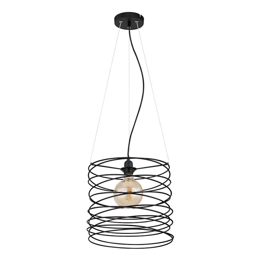 Globo 15640H - Lampa wisząca na lince TILLY 1xE27/60W/230V czarna