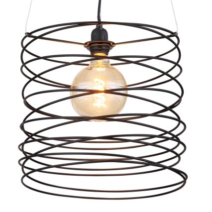 Globo 15640H - Lampa wisząca na lince TILLY 1xE27/60W/230V czarna