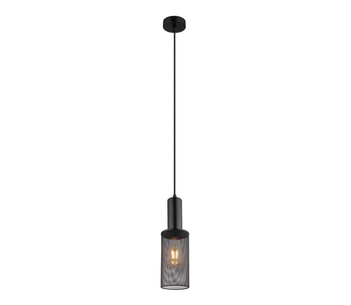 Globo 15648H - Żyrandol na lince JEDD 1xE27/60W/230V czarny