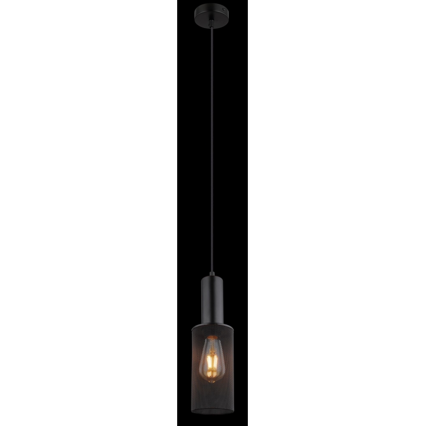 Globo - Żyrandol na lince 1xE27/60W/230V czarny