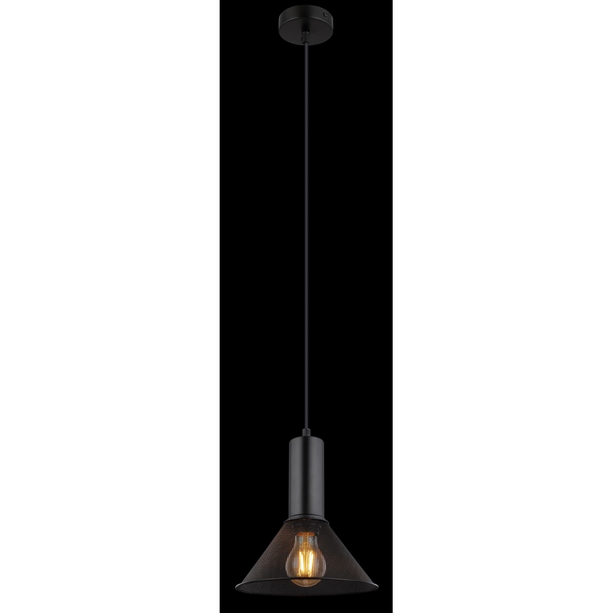 Globo - Żyrandol na lince 1xE27/60W/230V czarny