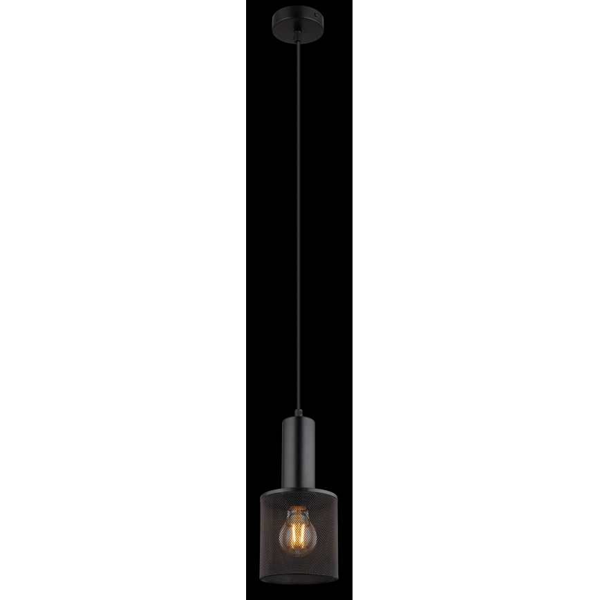 Globo - Żyrandol na lince 1xE27/60W/230V czarne