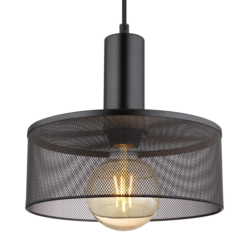 Globo - Żyrandol na lince 1xE27/60W/230V czarny