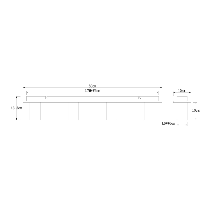 Globo 15655-4D - Lampa sufitowa ERNA 4xE27/60W/230V