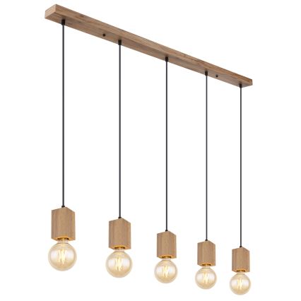 Globo 15655-5H - Żyrandol na lince ERNA 5xE27/60W/230V