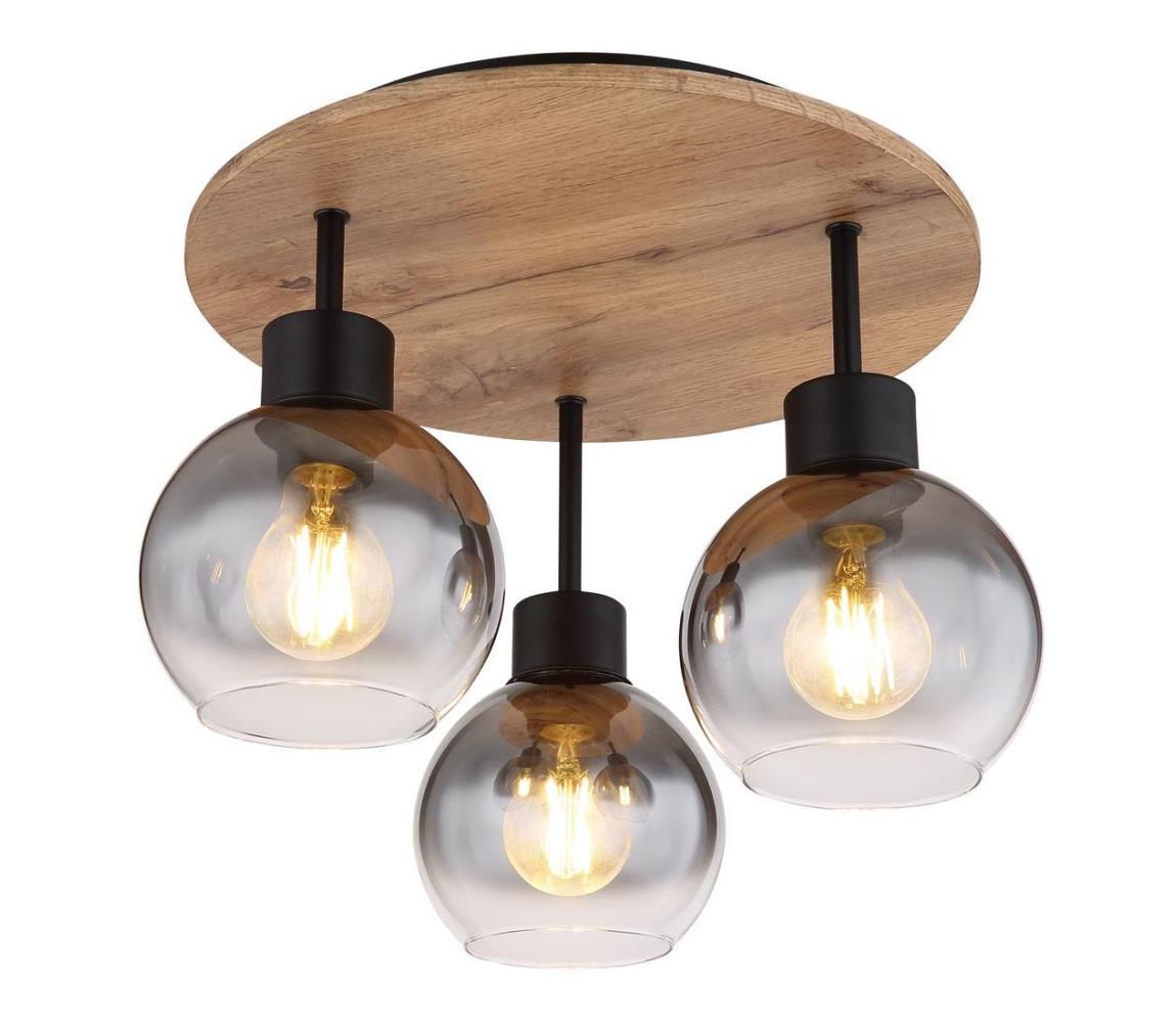 Globo 15656-3DR - Żyrandol natynkowy MOITAS 3xE27/40W/230V