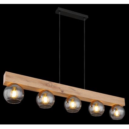 Globo - Lampa wisząca na linkach 5xE27/40W/230V