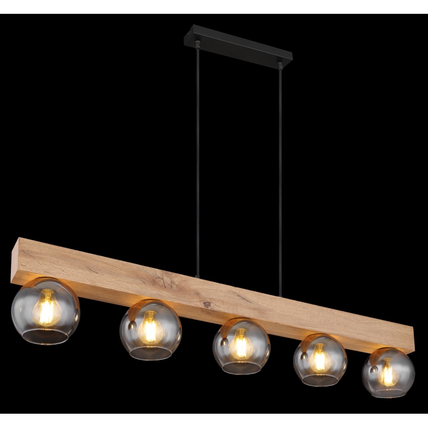 Globo - Lampa wisząca na linkach 5xE27/40W/230V