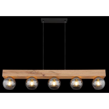Globo - Lampa wisząca na linkach 5xE27/40W/230V