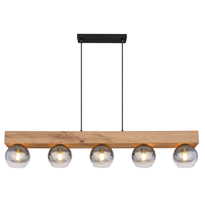 Globo - Lampa wisząca na linkach 5xE27/40W/230V