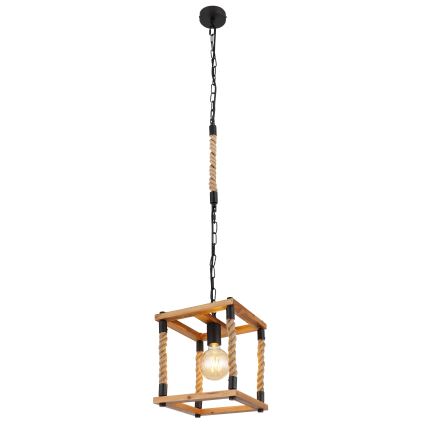 Globo 15691H - Żyrandol na lince VERNON 1xE27/60W/230V