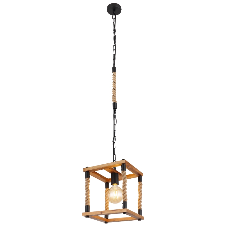 Globo 15691H - Żyrandol na lince VERNON 1xE27/60W/230V
