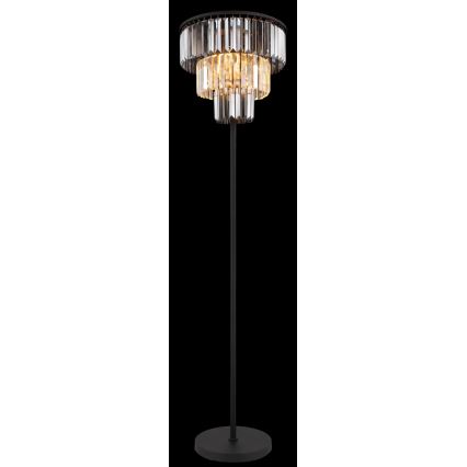Globo - Lampa podłogowa 3xE27/40W/230V śr. 40 cm czarny