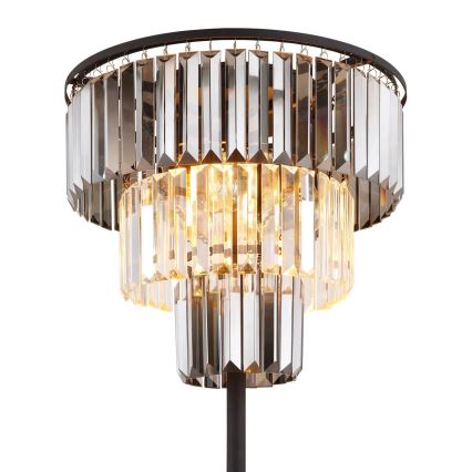Globo - Lampa podłogowa 3xE27/40W/230V śr. 40 cm czarny