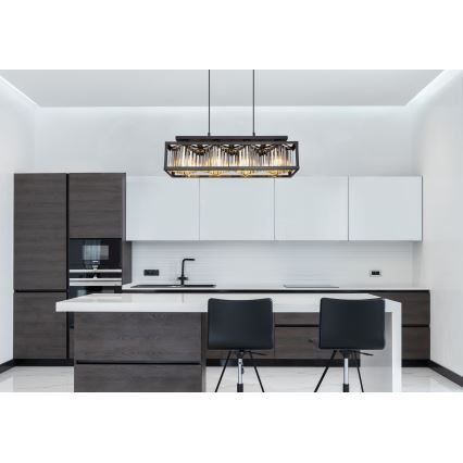 Globo - Lampa wisząca na linkę 4xE27/40W/230V