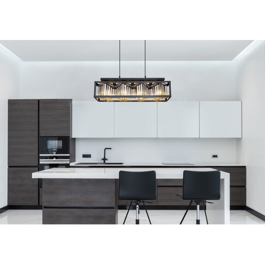Globo - Lampa wisząca na linkę 4xE27/40W/230V