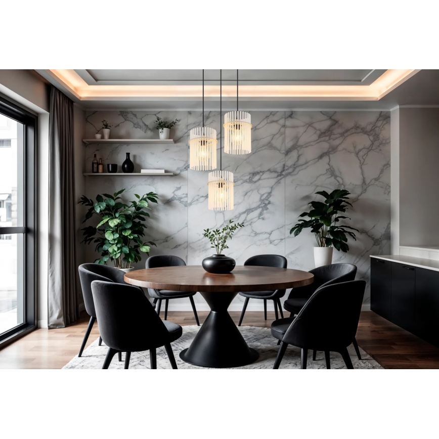 Globo - Żyrandol na lince 3xE27/60W/230V