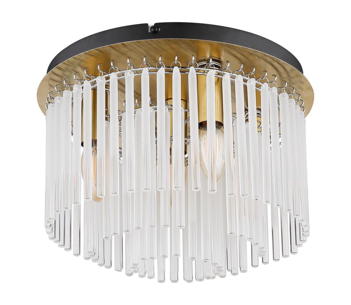 Globo 15698DM - Lampa sufitowa GORLEY 5xE27/60W/230V śr. 32 cm zl.