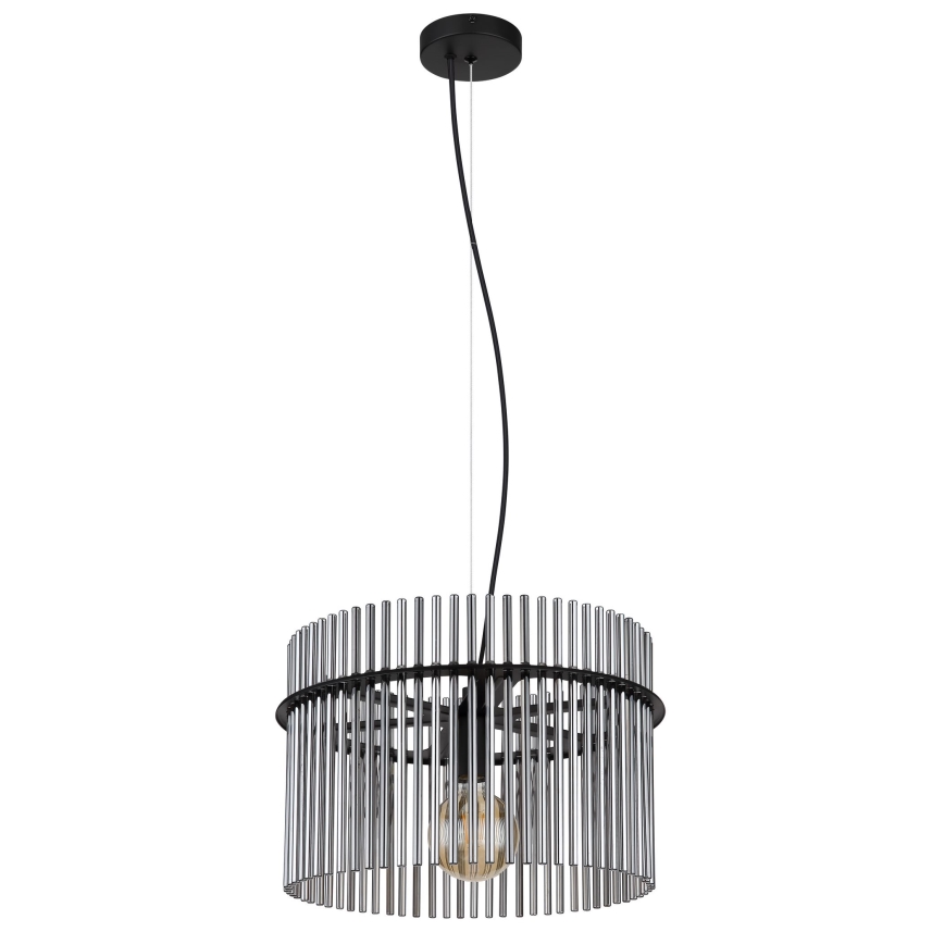 Globo - Żyrandol na lince 1xE27/60W/230V śr. 40 cm czarne