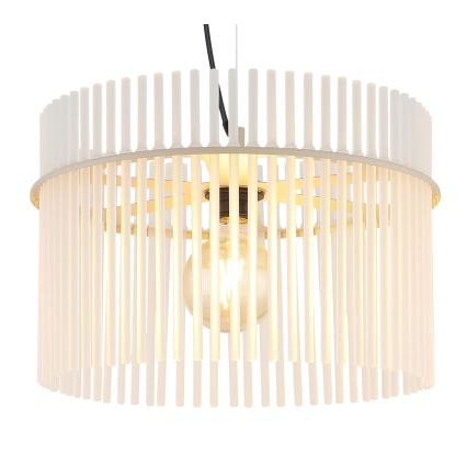 Globo - Lampa wisząca na przewodzie 1xE27/60W/230V Ø 40 cm kremowa