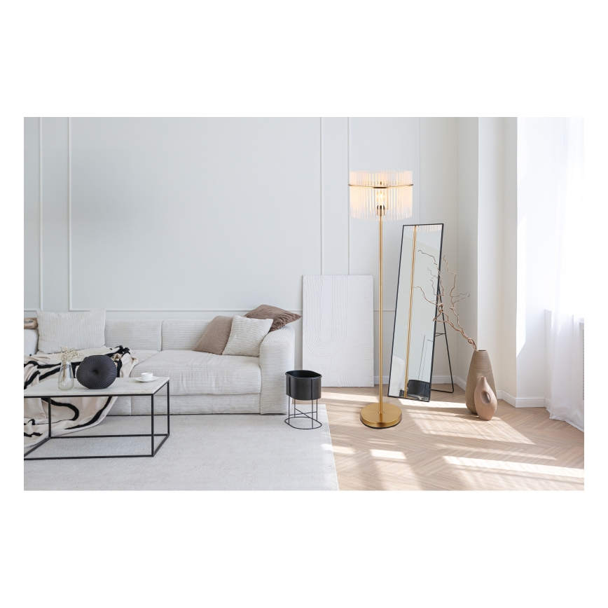 Globo - Lampa podłogowa 1xE27/60W/230V złoty