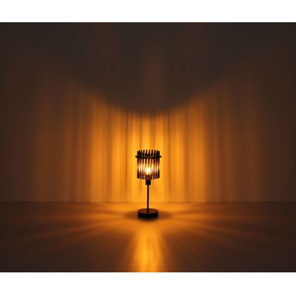Globo - Lampa stołowa 1xE14/40W/230V śr. 15 cm czarna
