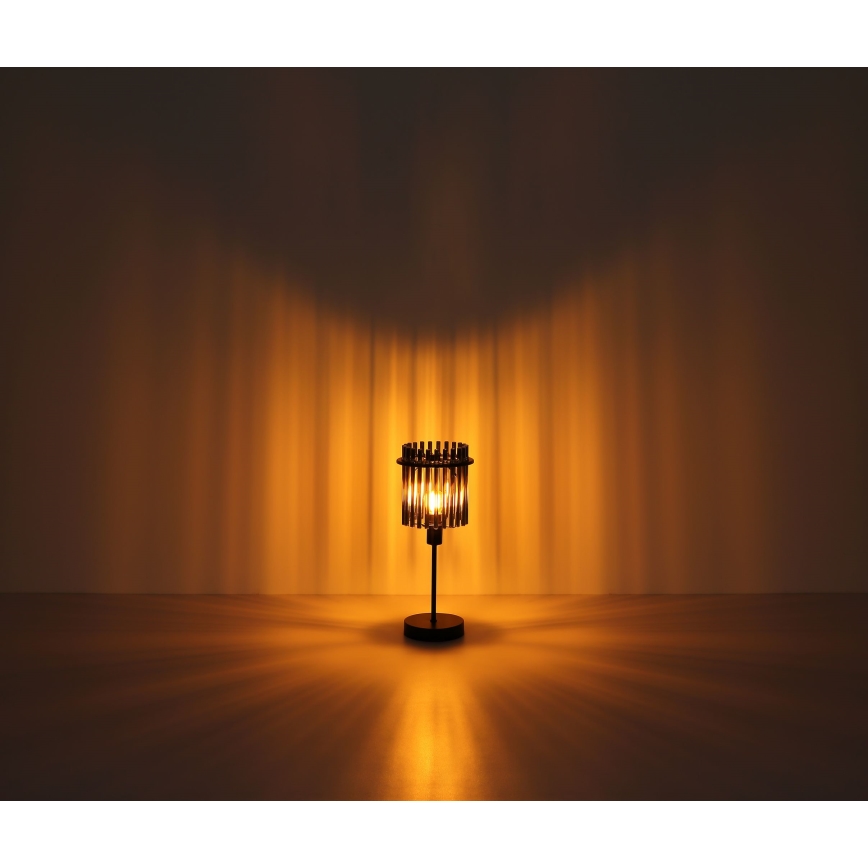 Globo - Lampa stołowa 1xE14/40W/230V śr. 15 cm czarna