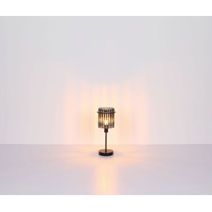 Globo - Lampa stołowa 1xE14/40W/230V śr. 15 cm czarna