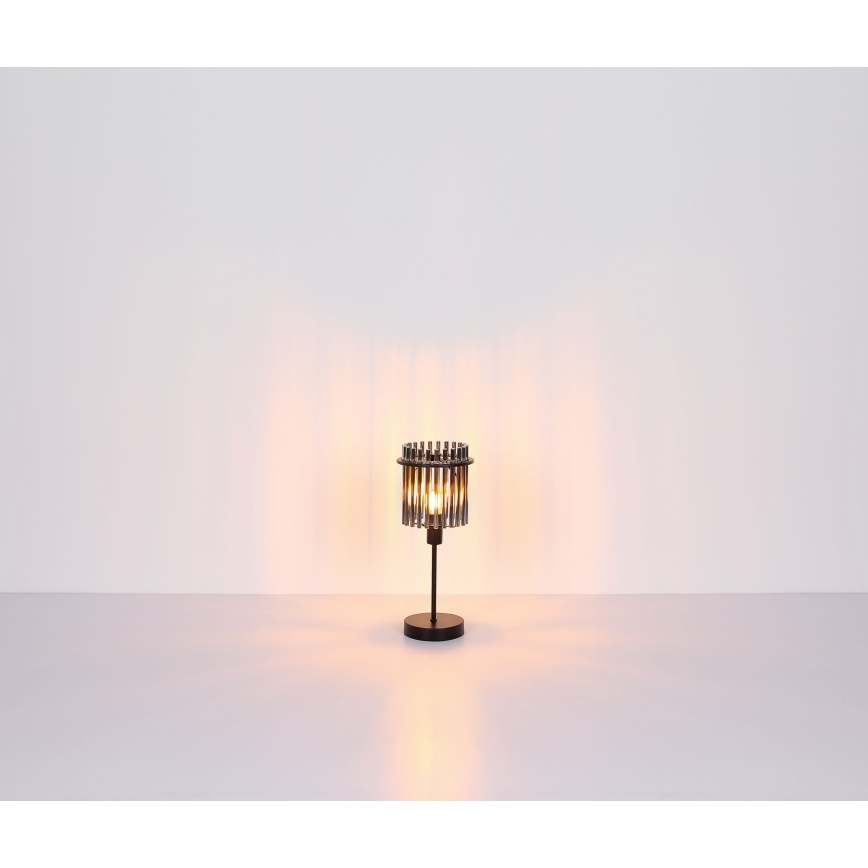 Globo - Lampa stołowa 1xE14/40W/230V śr. 15 cm czarna