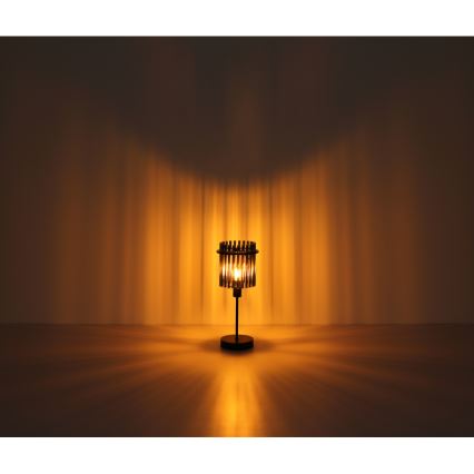 Globo - Lampa stołowa 1xE27/60W/230V śr. 30 cm czarna