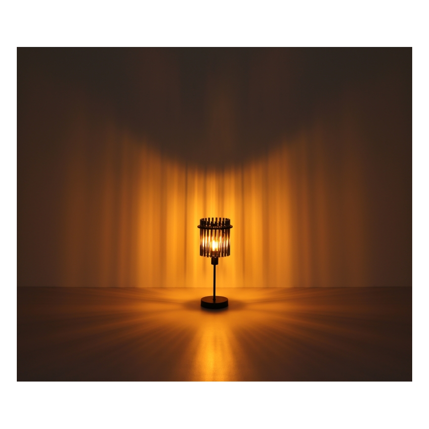 Globo - Lampa stołowa 1xE27/60W/230V śr. 30 cm czarna