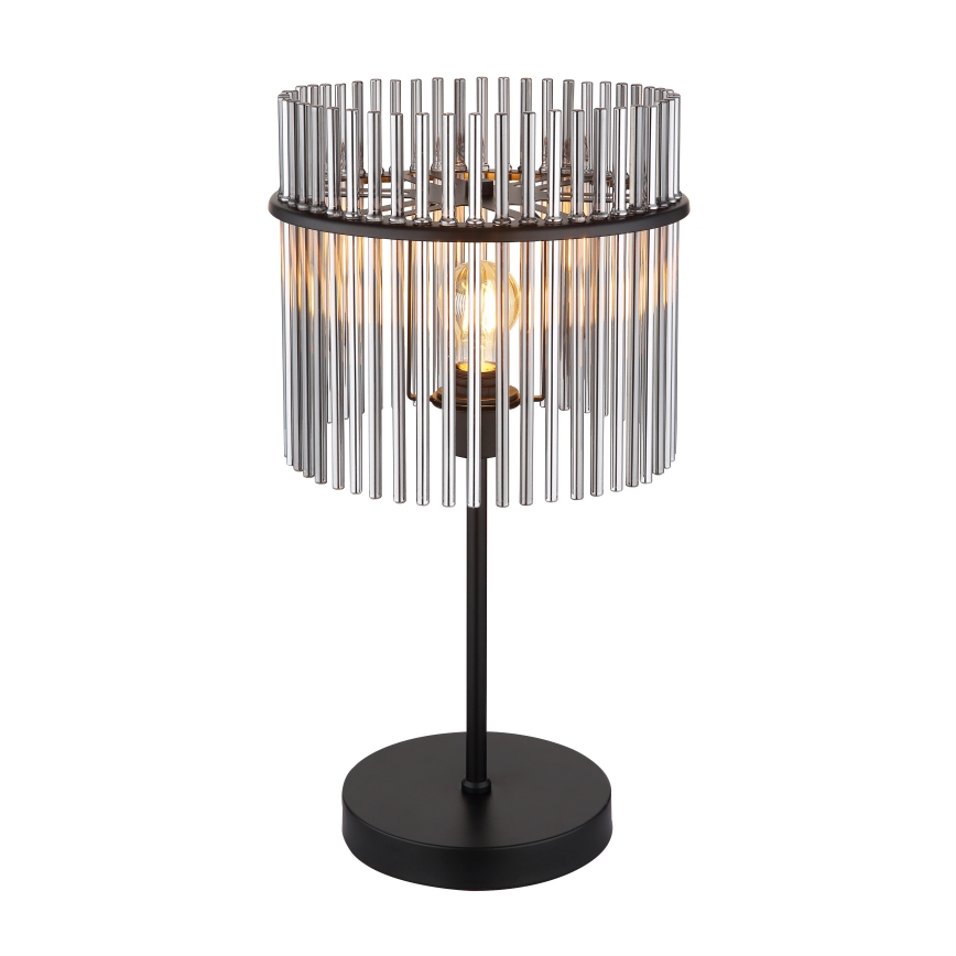 Globo - Lampa stołowa 1xE27/60W/230V śr. 30 cm czarna